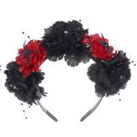 Haarbanden, Doek, handgemaakt, Halloween ontwerp & voor vrouw, meer kleuren voor de keuze, 15x12cm, Verkocht door PC