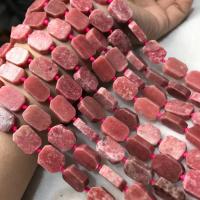 Rhodoniet kralen, Rhodonite Rhodonite, gepolijst, DIY, roze, 12x15mm, Per verkocht Ca 38-40 cm Strand