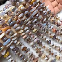 Natürliche Botswana Achat Perlen, poliert, DIY, braun, 10-12mm, verkauft per ca. 38-40 cm Strang