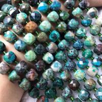 Gemstone Smycken Pärlor, Chrysocolla, polerad, folkliga stil & DIY, 9x10mm, Såld Per Ca 38-40 cm Strand
