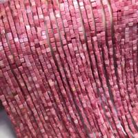 Natural Rhodonite Beads Square polished folk style & DIY Sold Per Approx 38-40 cm Strand