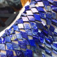 Koraliki Lapis Lazuli, Rhombus, obyty, Naturalne & styl ludowy & DIY, 12x15mm, sprzedawane na około 38-40 cm Strand