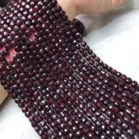 Natural Garnet Beads polished folk style & DIY & made in China wine red color Sold Per Approx 38-40 cm Strand