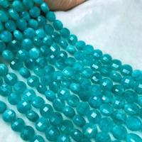 Amazoniet kralen, gepolijst, folk stijl & DIY, beads size 7x10mm, Per verkocht Ca 38-40 cm Strand