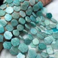 Natural Amazonite Beads ​Amazonite​ Hexagon polished folk style & DIY 15mm Sold Per Approx 38-40 cm Strand
