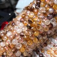 Perles bijoux en pierres gemmes, Pierre naturelle, poli, style folk & DIY & normes différentes pour le choix, Jaune, Vendu par Environ 38-40 cm brin