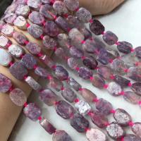 Edelstein Schmuckperlen, Turmalin, poliert, Folk-Stil & DIY, violett, beads size 10x14mm, verkauft per ca. 38-40 cm Strang