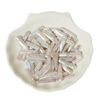 Naturalne perły słodkowodne perełki luźne, Perła naturalna słodkowodna, DIY, biały, 6x24mm, sprzedane przez PC