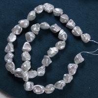 Přírodní sladkovodní perly perlí, Sladkovodní Pearl, DIY, bílý, 9mm, Prodáno za Cca 39 cm Strand