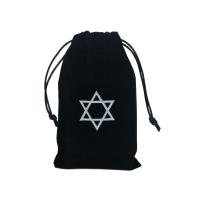 Jewelry Pouches Bags Velveteen  black Sold By PC