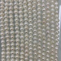 Brambor pěstované sladkovodní perle, Sladkovodní Pearl, DIY, bílý, 4-5mm, Prodáno za Cca 37 cm Strand