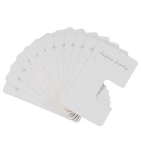 papel Cartão de acessórios para cabelo, outros efeitos, branco, 102x56mm, 50PCs/Bag, vendido por Bag