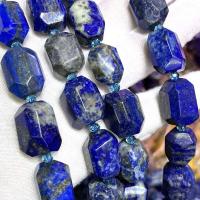 Lapis Lazuli Beads, DIY, blauw, 13x18mm, Per verkocht Ca 39 cm Strand