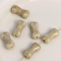 Porcelain Jewelry Beads Dog Bone DIY Sold By PC