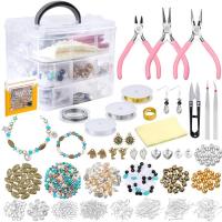 Acrylic Earring Finding Set with Iron & Zinc Alloy DIY & for woman Sold By Box