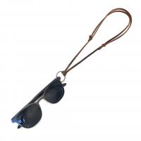 Cowhide Glasses Chain with Zinc Alloy Adjustable & anti-skidding & for man 4mm Length Approx 45 cm Sold By PC