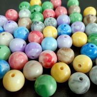 Akril nakit Beads, Krug, možete DIY, više boja za izbor, 16mm, Približno 222računala/Torba, Prodano By Torba