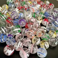 Akril nakit Beads, Krug, možete DIY & emajl, više boja za izbor, 16mm, Približno 200računala/Torba, Prodano By Torba