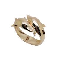 Zinc Alloy Bangle Dolphin plated fashion jewelry & for woman Sold By PC