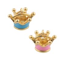 Brass Jewelry Pendants Crown fashion jewelry & for woman & enamel nickel lead & cadmium free Approx 1mm Sold By PC