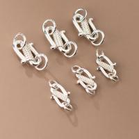 925 Sterling Silver Connectors polished DIY silver color Sold By PC