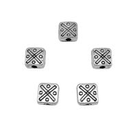Zinc Alloy Flat Beads antique silver color plated DIY 6.50mm Approx 2mm Approx Sold By Bag