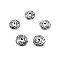 Zinc Alloy Flat Beads Hexagon antique silver color plated DIY 12mm Approx 1.5mm Approx Sold By Bag