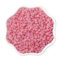 Gemengde Glass Seed Beads, Seedbead, Ronde, DIY, meer kleuren voor de keuze, Gat:Ca 1mm, Ca 150pC's/Bag, Verkocht door Bag