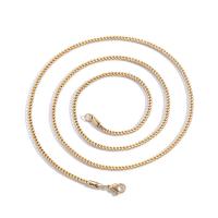 Stainless Steel Necklace Chain 304 Stainless Steel Vacuum Ion Plating fashion jewelry & Unisex 2mm Sold By PC