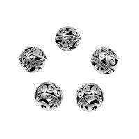 Zinc Alloy Spacer Beads antique silver color plated DIY & hollow Approx 2.5mm Approx 50/Bag Sold By Bag