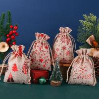 أزياء كيس الهدايا, قماش, تصميم عيد الميلاد & أنماط مختلفة للاختيار, المزيد من الألوان للاختيار, 100x150mm, تباع بواسطة PC