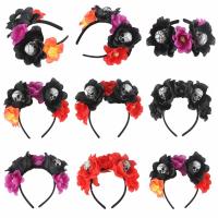Hair Bands, Polyester, with PE Foam, Halloween Design & for woman, more colors for choice, 13x11cm, Sold By PC