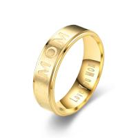Prst prsten z nerezové oceli, 304 Stainless Steel, módní šperky & různé velikosti pro výběr, více barev na výběr, nikl, olovo a kadmium zdarma, Prodáno By PC