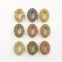 Gemstone Jewelry Beads Natural Stone with Brass Oval gold color plated DIY 30.27mm Sold By PC