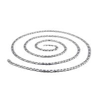Rostfritt stål Nekclace Chain, 304 rostfritt stål, DIY, 5mm, Längd 5 m, Säljs av PC