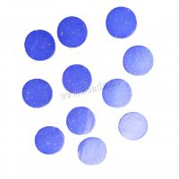 Synteettinen Turkoosi Cabochon, Pyöreä, tee-se-itse, sininen, 15mm, 100PC/laukku, Myymät laukku