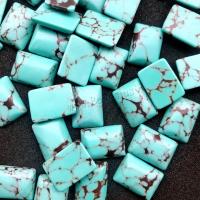 Turquoise Cabochon Rectangle DIY blue Sold By Bag