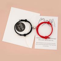 Couple Bracelet and Bangle Zinc Alloy with Milan Cord fashion jewelry nickel lead & cadmium free 18cmuff0c30cm Sold By Set