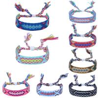 Chain Woven Bracelets Polyester and Cotton fashion jewelry & Unisex Length Approx 15-30 cm Sold By PC