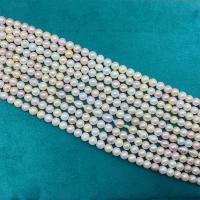 Přírodní sladkovodní perly perlí, Sladkovodní Pearl, Mírně kulaté, DIY & různé velikosti pro výběr, více barev na výběr, Prodáno za Cca 37 cm Strand