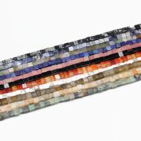 Gemstone Jewelry Beads Square polished DIY Sold By Strand