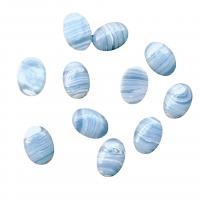 Cabochons en pierres précieuses, turquoise synthétique, ovale, DIY & normes différentes pour le choix, bleu, 100PC/sac, Vendu par sac