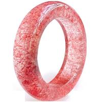 Strawberry Quartz Finger Ring, verschillende grootte voor keus & voor vrouw, Maat:5.5-8, Verkocht door PC