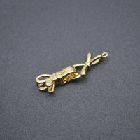 Brass Jewelry Clasps gold color plated DIY nickel lead & cadmium free Sold By PC