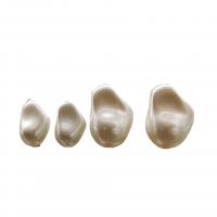 Staklo Pearl perle, Barok, možete DIY & različite veličine za izbor & pola bušenih, bijel, Prodano By PC