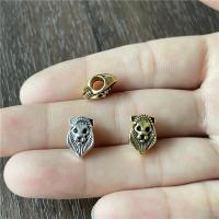 Zinc Alloy Spacer Beads Lion plated vintage & DIY nickel lead & cadmium free Sold By Bag