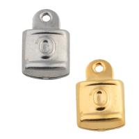 Stainless Steel Pendants 304 Stainless Steel Lock plated DIY Approx 1mm Sold By Lot