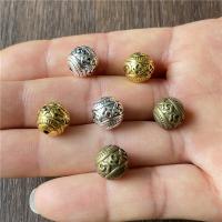 Zinc Alloy Spacer Beads Round plated vintage & DIY nickel lead & cadmium free Sold By Bag