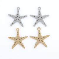 Stainless Steel Pendants 304 Stainless Steel Star plated DIY Sold By Bag