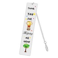 Stainless Steel Bookmark Unisex original color nickel lead & cadmium free Sold By PC